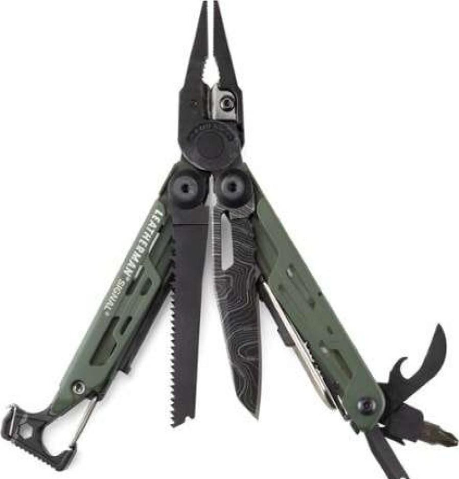 Camping And Hiking * | Outlet Leatherman Signal Topo Multi-Tool Highland