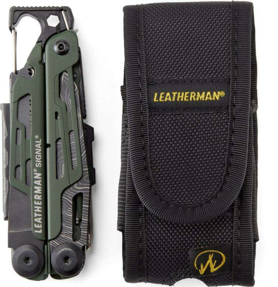 Camping And Hiking * | Outlet Leatherman Signal Topo Multi-Tool Highland