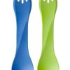 Camp Kitchen * | High Quality Humangear Gobites Uno Sporks Package Of 2 Green/Blue