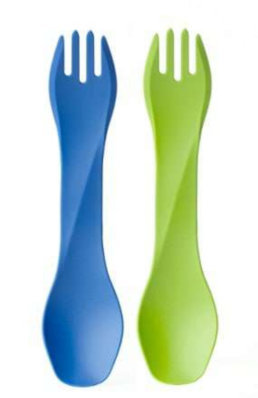 Camp Kitchen * | High Quality Humangear Gobites Uno Sporks Package Of 2 Green/Blue