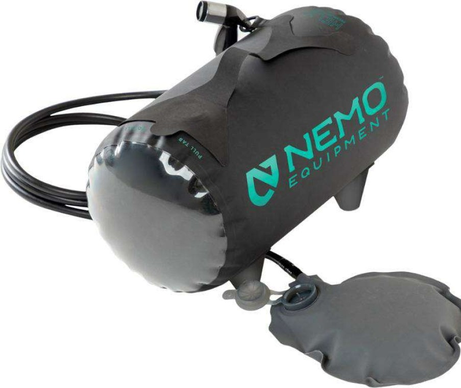 Camping And Hiking * | Outlet Nemo Helio Pressure Shower 11 Liters Black