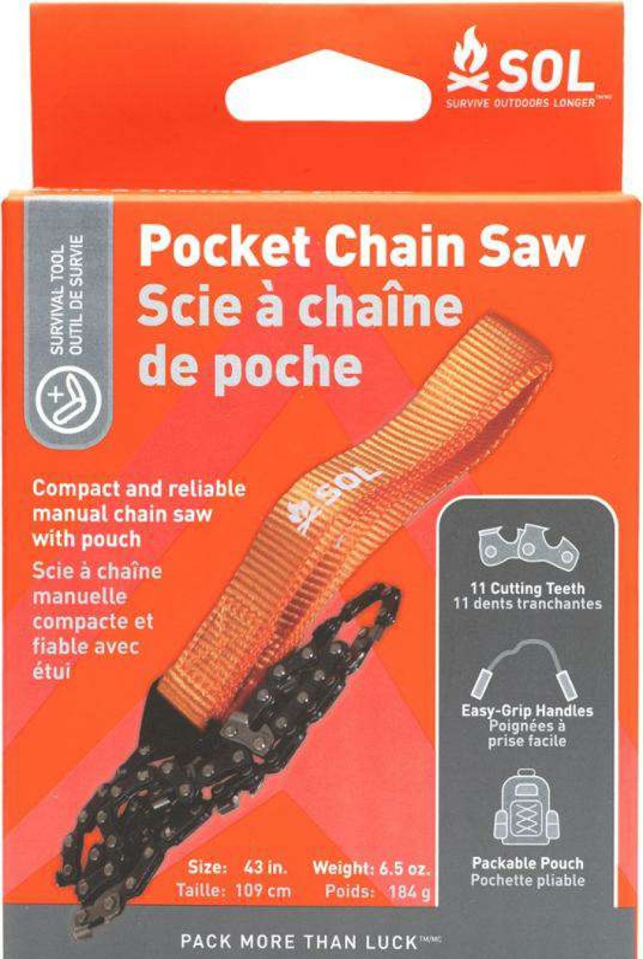 Camping And Hiking * | Online Sol Pocket Chain Saw