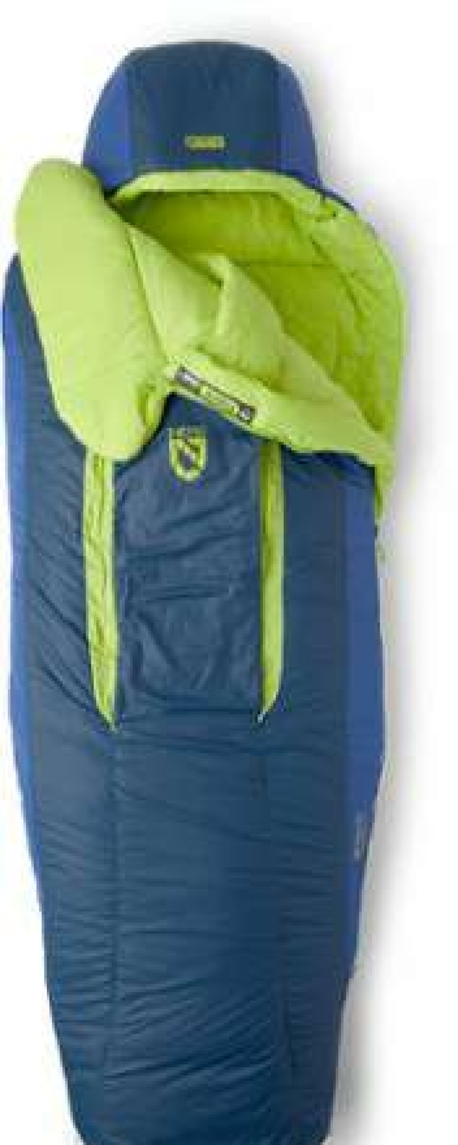 Camping And Hiking * | Outlet Nemo Forte 20 Sleeping Bag Men'S Glow/Abyss