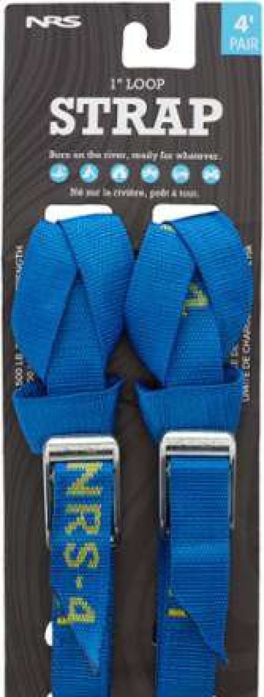 Camping And Hiking * | Cheaper Nrs 4 X 1 Loop Straps Package Of 2 Iconic Blue