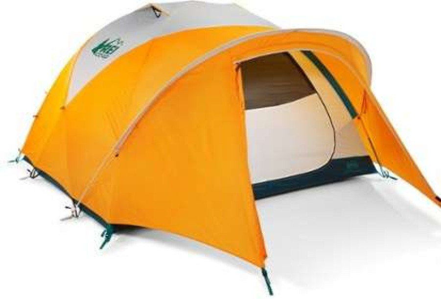 Tents * | High Quality Rei Co-Op Base Camp 4 Tent Kabocha Orange