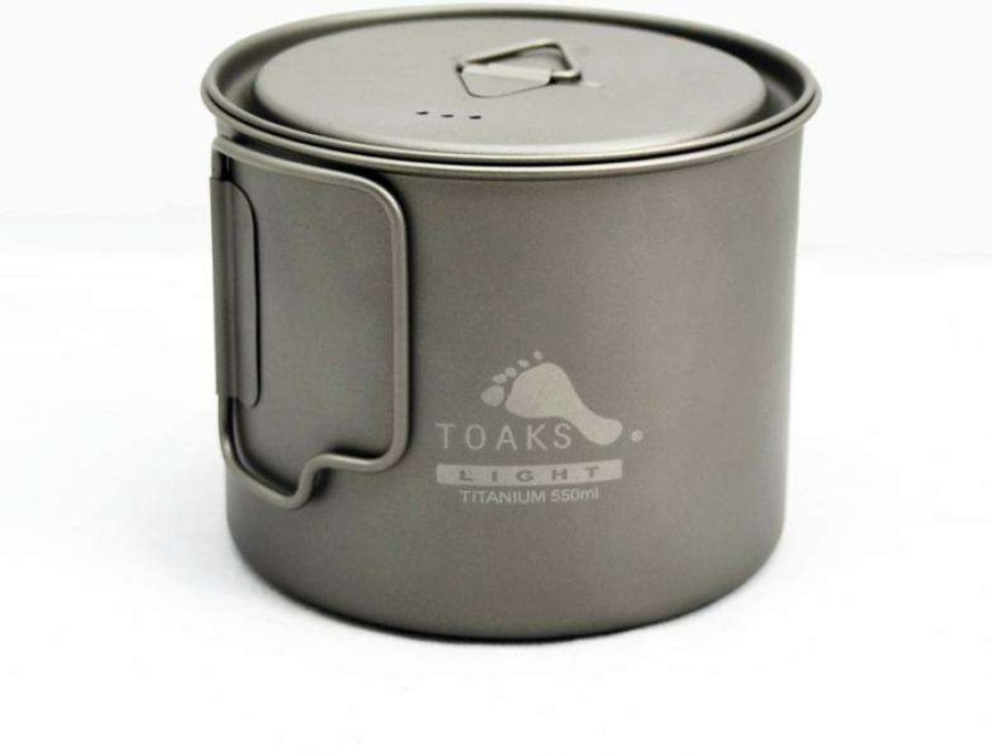 Camp Kitchen * | Shop Toaks Light 550Ml Pot Titanium