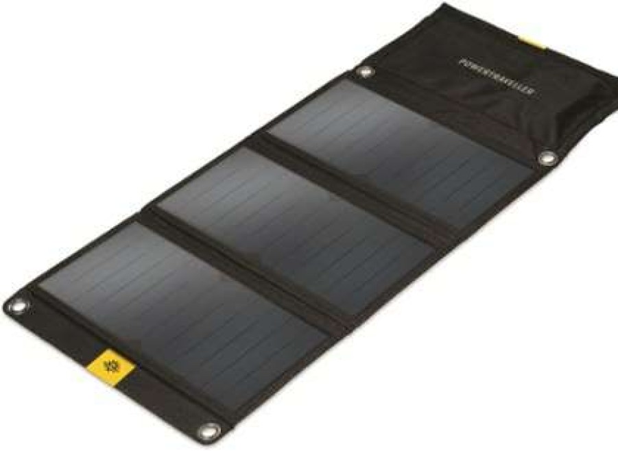 Camping And Hiking * | Online Powertraveller Falcon 21 Solar Panel Black/Yellow