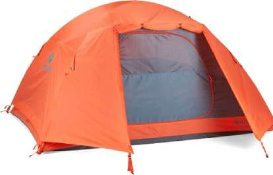 Tents * | Outlet Marmot Catalyst 2P Tent With Footprint Red Sun/Cascade Blue