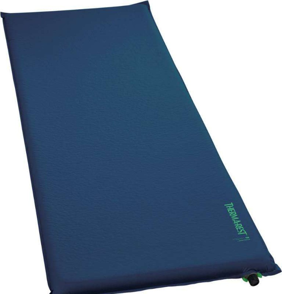 Camping And Hiking * | Shop Therm-A-Rest Basecamp Sleeping Pad Poseidon Blue