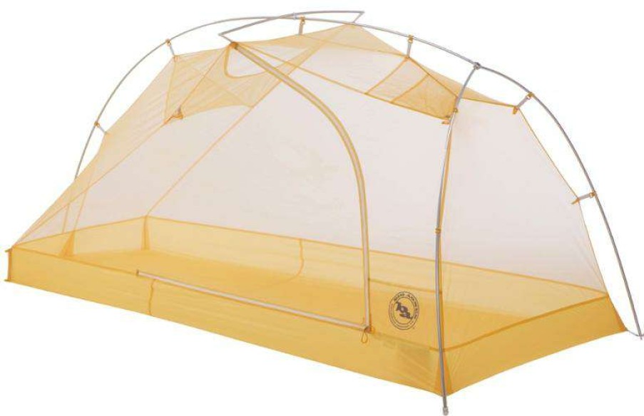 Tents * | Cheaper Big Agnes Tiger Wall Ul 1 Solution-Dyed Tent Light Grey/Gold