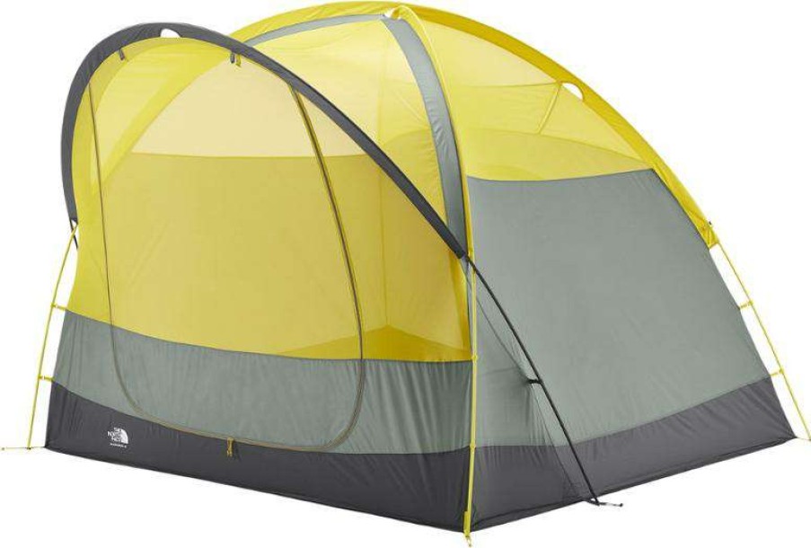 Tents * | Cheaper The North Face Wawona 4 Tent Agave Green/Asphalt Grey