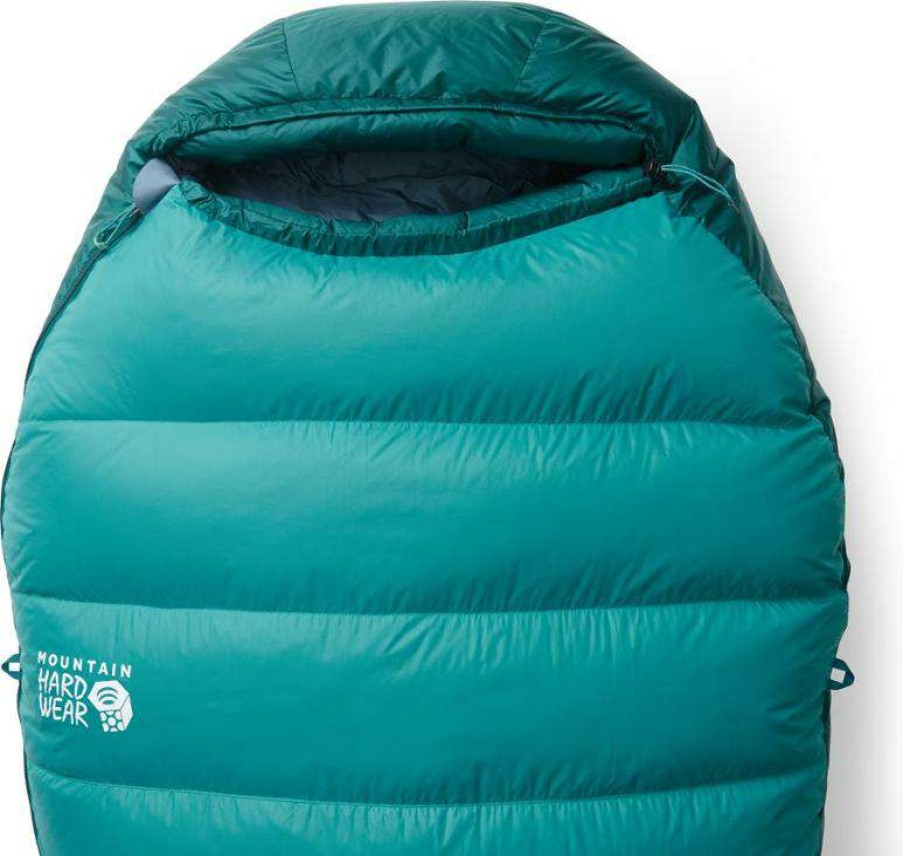 Camping And Hiking * | Shop Mountain Hardwear Bishop Pass 15 Sleeping Bag Women'S Vivid Teal