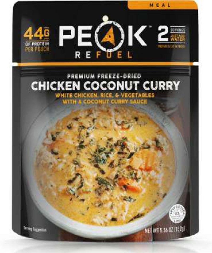 Camp Kitchen * | High Quality Peak Refuel Thai Chicken Coconut Curry 2 Servings