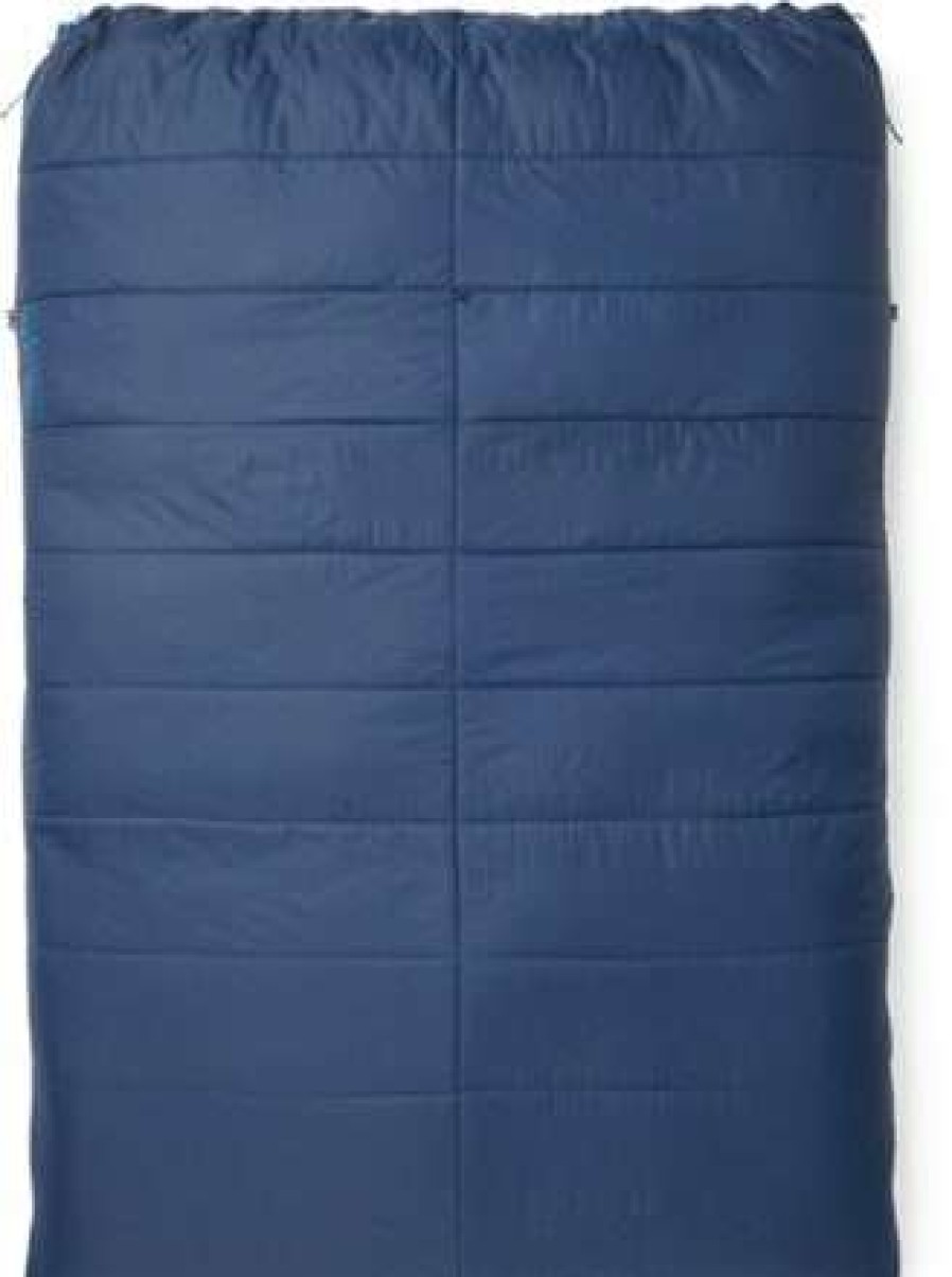 Camping And Hiking * | Cheaper Exped Megasleep Duo 25/40 Double Sleeping Bag Dark Navy/Deep Sea Blue