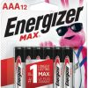 Camping And Hiking * | Outlet Energizer Alkaline Aaa Batteries Package Of 12