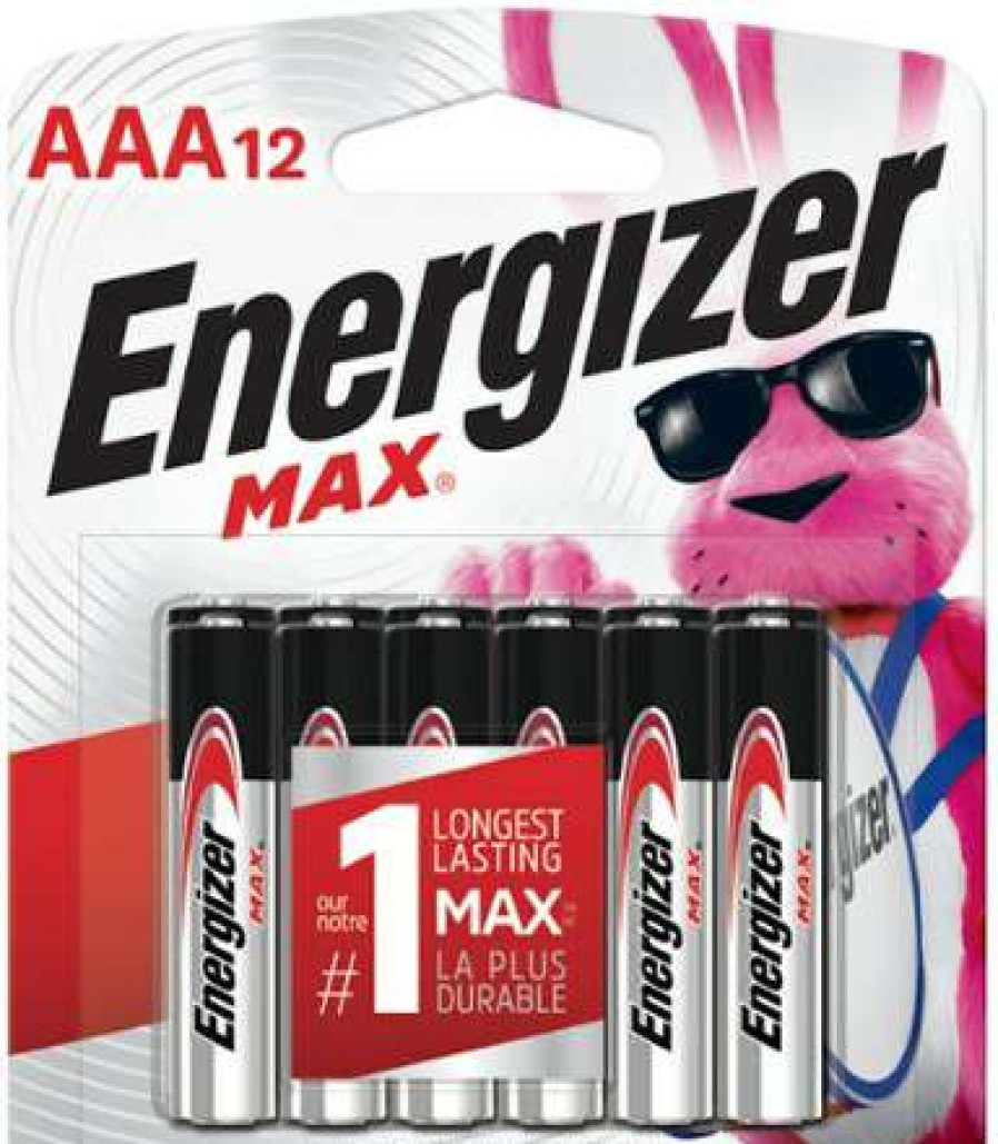 Camping And Hiking * | Outlet Energizer Alkaline Aaa Batteries Package Of 12