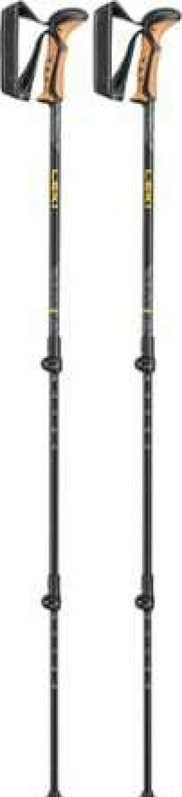 Camping And Hiking * | Shop Leki Khumbu Lite Trekking Poles Pair Black/Mustard