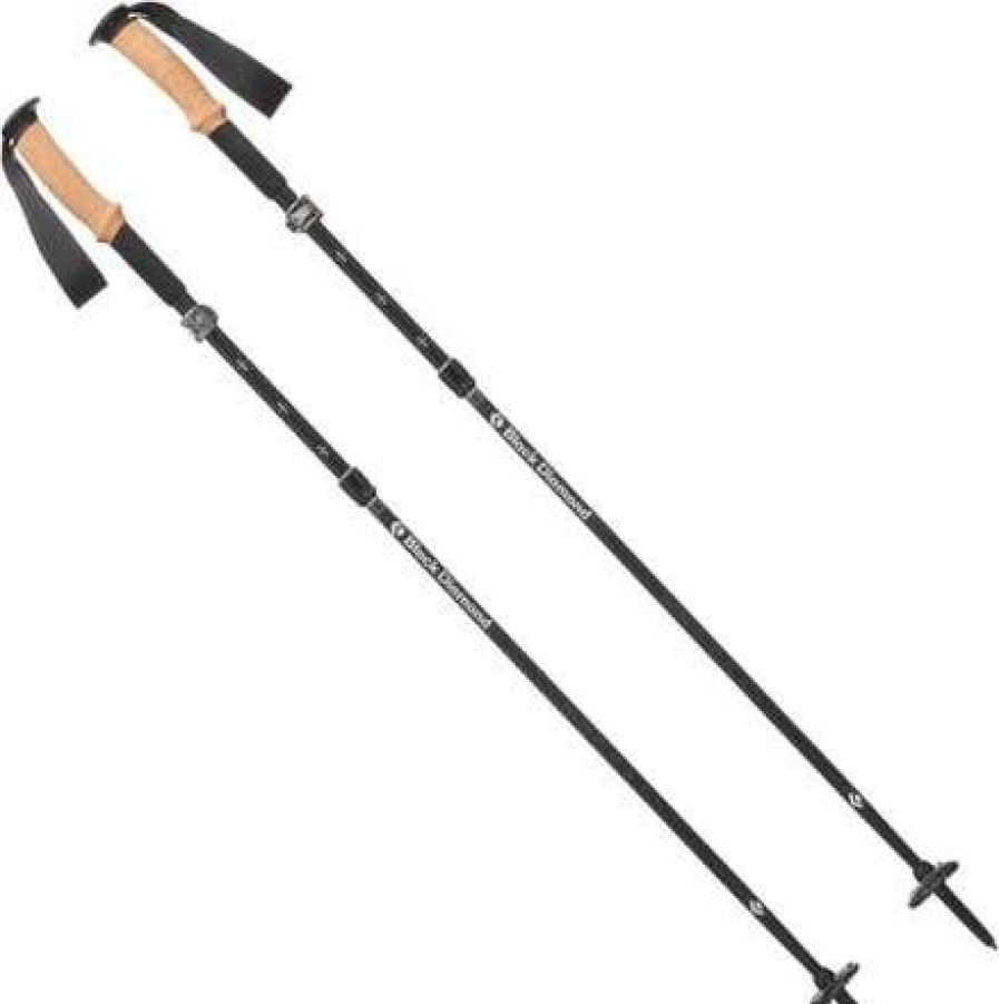 Camping And Hiking * | Online Black Diamond Alpine Flz Trekking Poles Pair Carbon