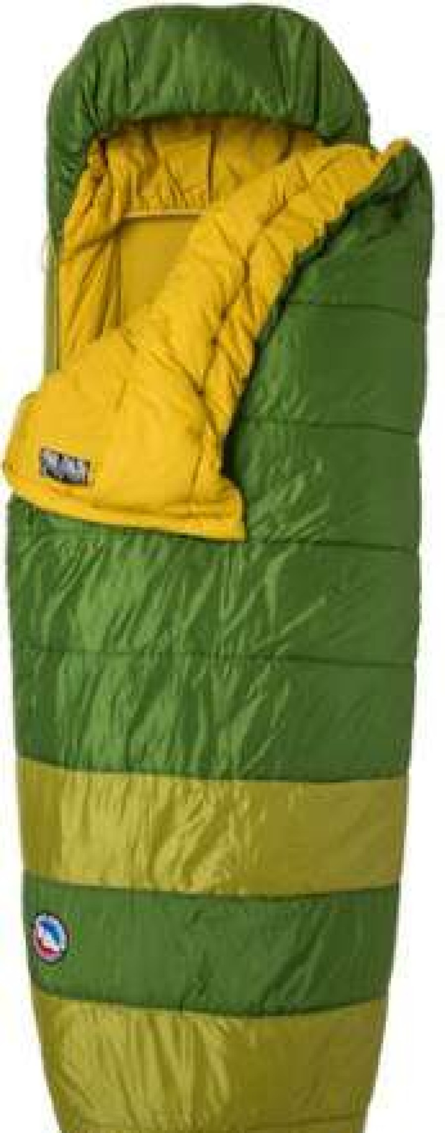 Camping And Hiking * | Outlet Big Agnes Echo Park 20 Sleeping Bag Green/Olive