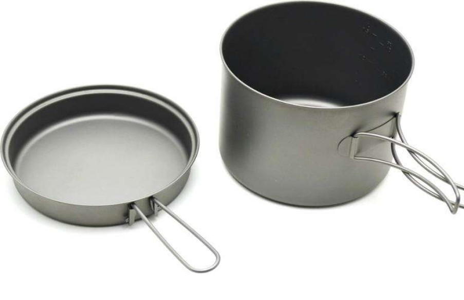 Camp Kitchen * | Online Toaks 1600Ml Pot With Pan Titanium