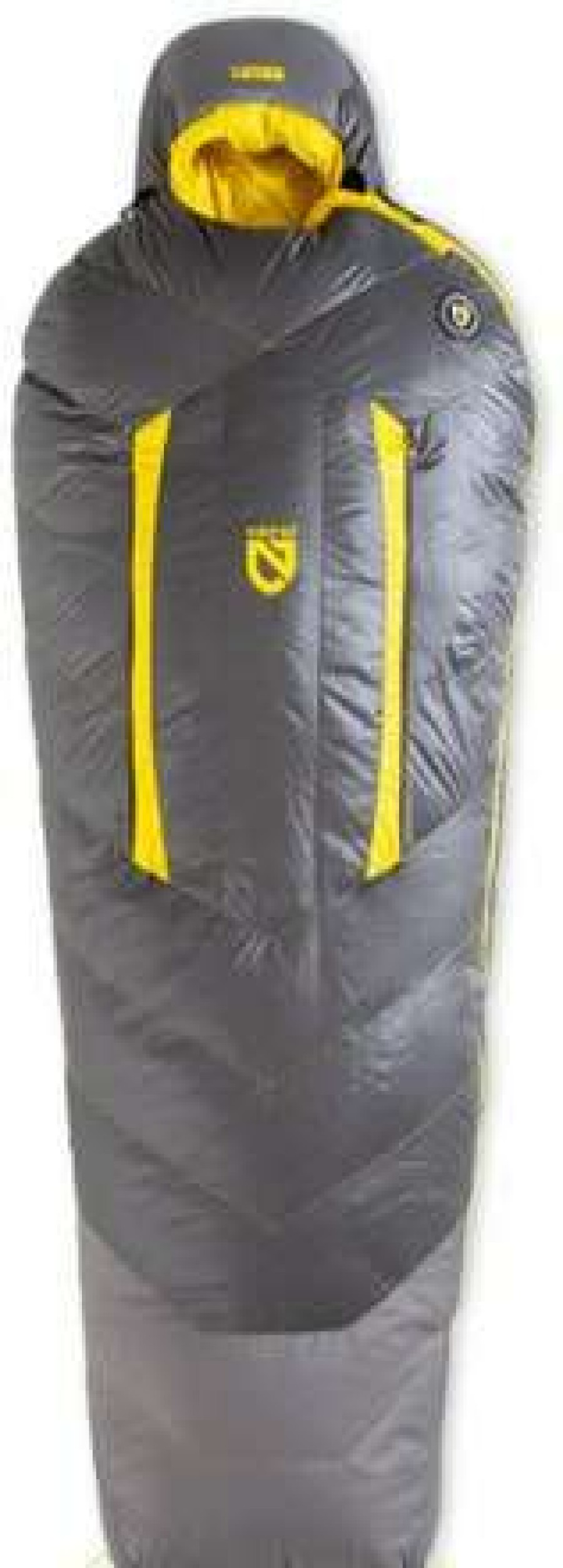 Camping And Hiking * | 40%-70% Off Nemo Sonic 0 Sleeping Bag Goodnight Gray/Goldfinch