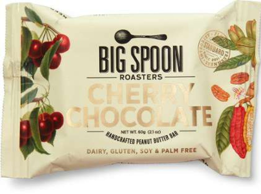 Camp Kitchen * | Online Big Spoon Roasters Nut Butter Bars Cherry Chocolate