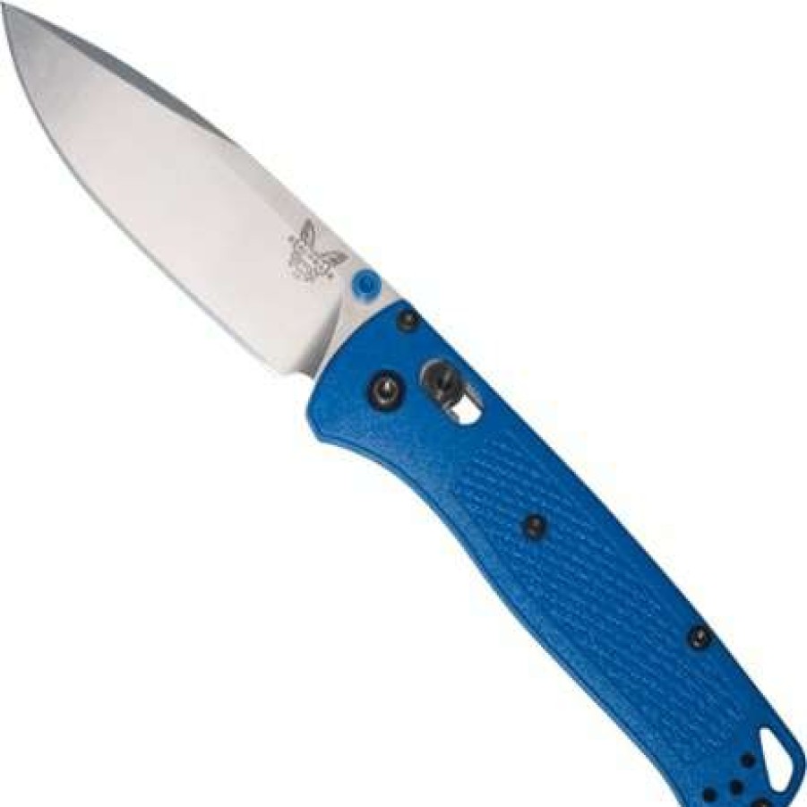 Camping And Hiking * | Cheaper Benchmade 535 Bugout Drop-Point Fine-Edge Knife Blue