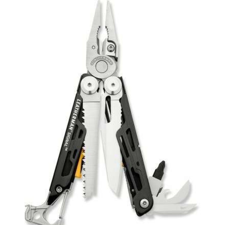 Camping And Hiking * | 40%-70% Off Leatherman Signal Multi-Tool With Standard Sheath Stainless